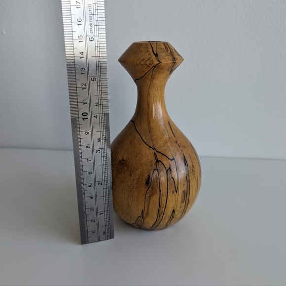 Spalted wood vase - Small - Picture 6 of 8